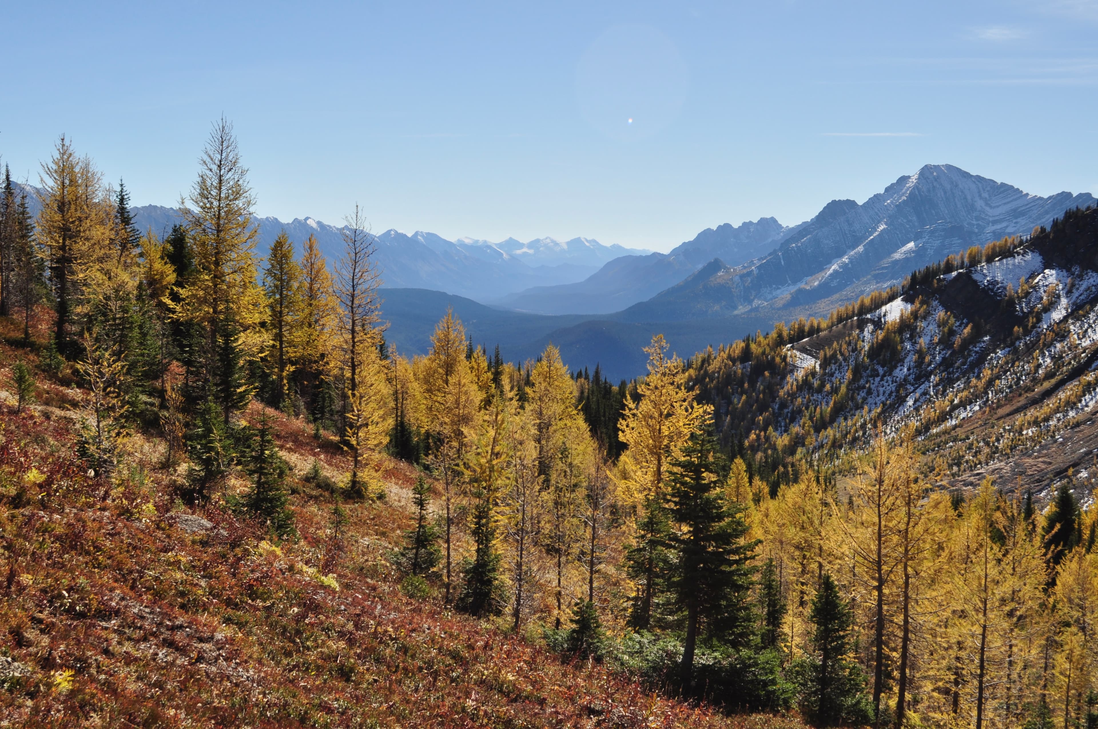 Rocheuses en automne